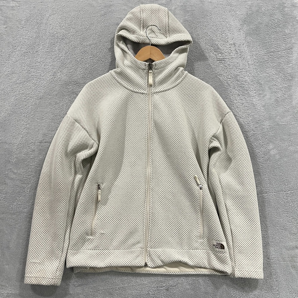 The North Face Jacket‎ Womens Large Gray Sibley Full Zip Hooded Hiking Fleece